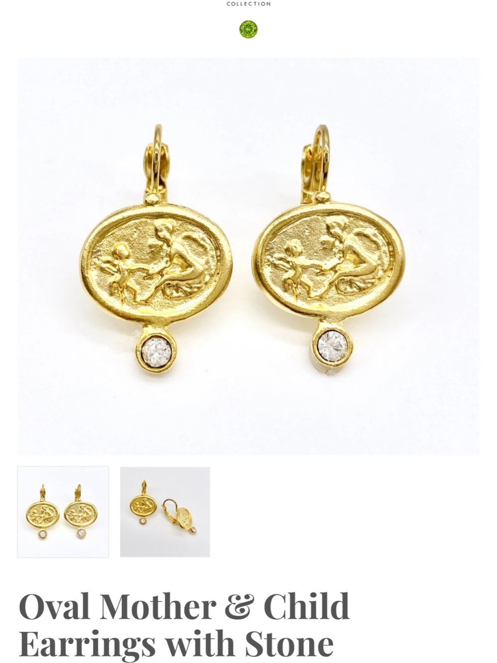 One replacement Elli Mark collection ear ring